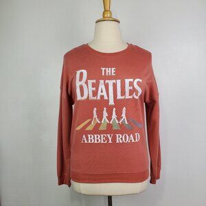 The Beatles Abbey Road Fleece Lined  Festival Band Sweatshirt Size XL